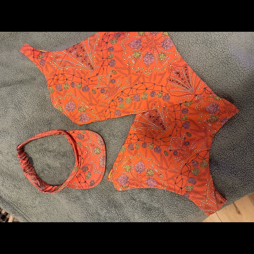 Emilio pucci bathing suit & hat